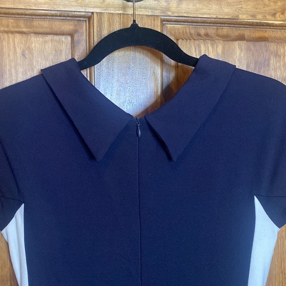 Hobbs Dresses Hobbs London Lenora Dress Sz 4 Navy/White Elegant Classy Hourglass - Picture 10 of 14